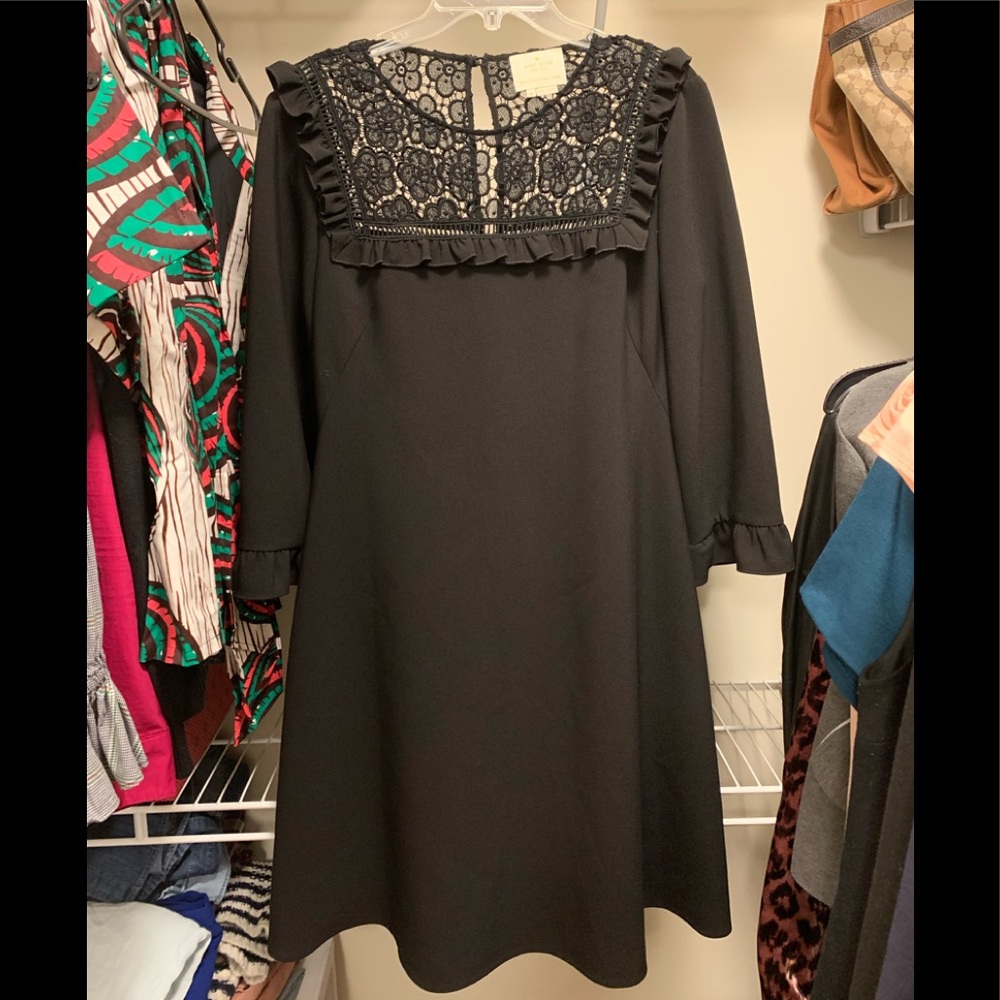Black lace dress